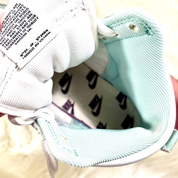 NIKE "Dunk High Tops 1985 in green denim" - Picture 5 of 6